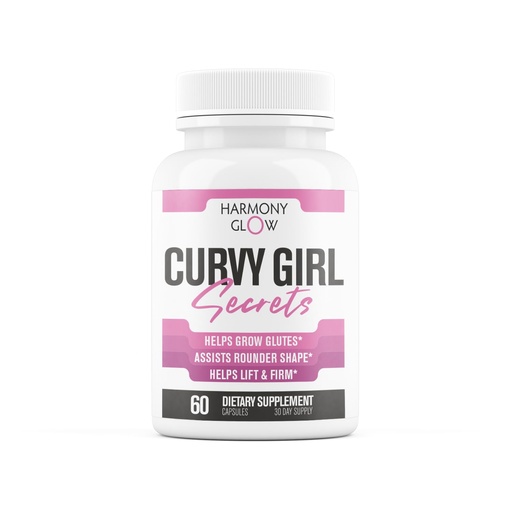 [BRSRAAA6OQIAYD3G] Curvy Girl Secrets | Weight Gainer for Women to Grow Thicker Booty & Enhance Curves | Helps Naturally Curve & Shape Body | Grow Rounder, Wider & Thicker Glutes for Fast Results - 60 Capsules