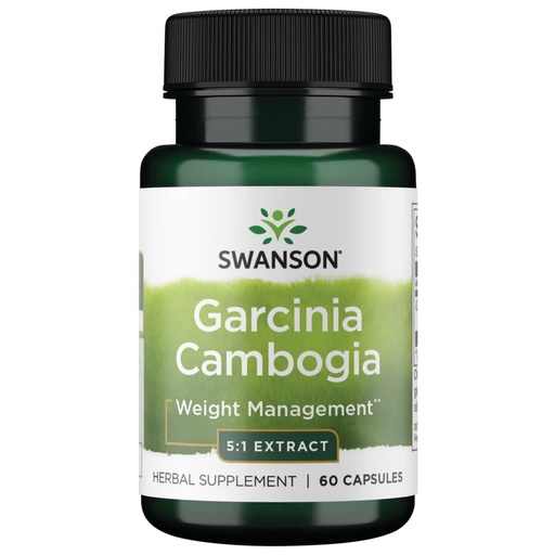 [BRSWIFD4CUPWEGY3] Swanson Garcinia Cambogia 5:1 Extract 80 Milligrams 60 Capsules