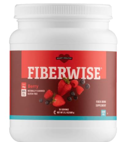 [BRSRAAAEPMIWC3L6] Melaleuca Fiberwise Drink - Naturally Flavored Berry - Gluten-Free - Sugar-Free - 30 Servings - 21.2 oz