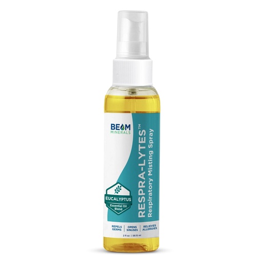 [BRSRAGIFDF7WY3Y7] Beam Minerals Respra-Lytes | Sinus-Opening Electrolyte Misting Spray | with Fulvic Mineral Complex and Essential Oils that Support Respiratory Health | 2 fl Oz