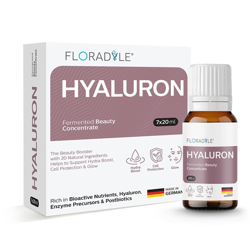 [BRSRECYPOYGQ4CDP] Hyaluron Fermented Beauty Concentrate | 20 Bioactive Nutrients for Deep Hydration, Glow & Cellular Renewal | Immunity Boosting Shot | Vegan & Sugar-Free | 20ml (Pack of 7)