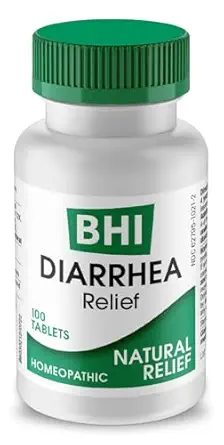 [BRSWIYT7BUIRE2TY] MediNatura BHI Diarrhea Relief Fast-Acting Natural Remedy for Mild Diarrhea 8 Soothing Homeopathic Actives Help Calm Stomach Pain Gas Indigestion & Cramps for Women & Men - 100 Tablets