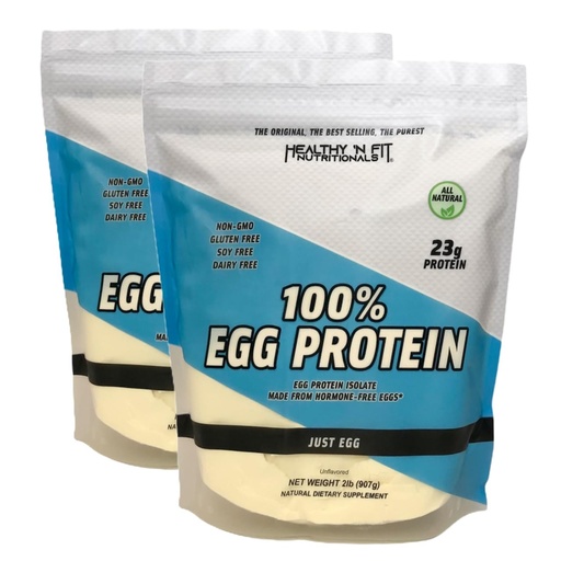 [BRSREHAFBANQGEIZ] Healthy 'N Fit - 100% Egg Protein (unflavored) 2 Pack (4 LB Total). Just Egg Instant Dried Whites: Great for Baking and Mixing.