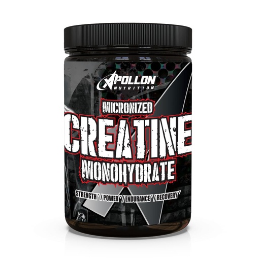 [BRSRGFAZPIPBYE36] Apollon Nutrition Creatine Monohydrate | Premium Micronized Creatine for Strength, Power, Muscle Growth & Performance | Supports ATP Production & Training Recovery | 100 Servings