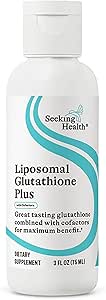 [BRSWGZQPA4NAO33Z] Optimal Liposomal Glutathione Plus, Soy-Free Immune Support, Support The Body's Healthy Response to Free Radicals, Promotes Glutathione Antioxidant Recycling, 5 fl. oz., Seeking Heath, 30 Servings