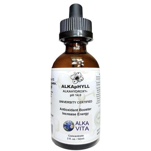 [BRSREHAOOACRSDL6] Alkaline Concentrate Drops pH 14.0 Alkahydroxy University Certified 2.0 fl oz 30 Day Supply