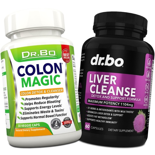 [BRSW2HYRBV6BQH36] Colon Cleanse & Liver Cleanse Detox Support Supplement - Natural Bowel Cleanser Pills for Intestinal Bloating & Daily Constipation Relief - Milk Thistle Dandelion Caps & Aid Gallbladder Supplements