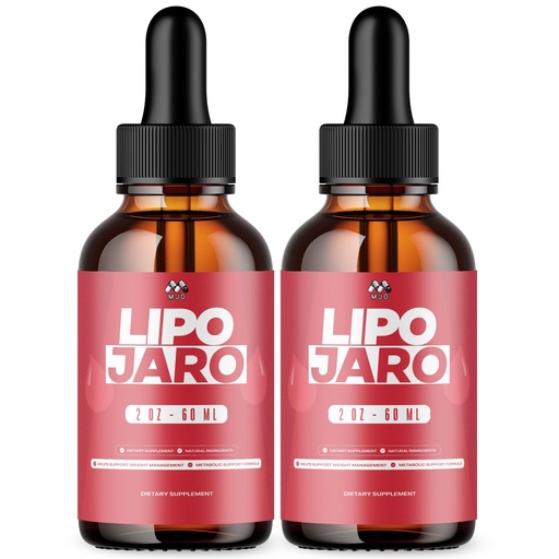 [BRSRGBT6OIGR4HT5] (2 Pack) LipoJaro Drops, Official Lipo Jaro Drops with All Natural Ingredients, Advanced Health & Wellness Vitamin Supplements Formula Max Strength Active Lifestyle Multivitamin Support (60 Servings)