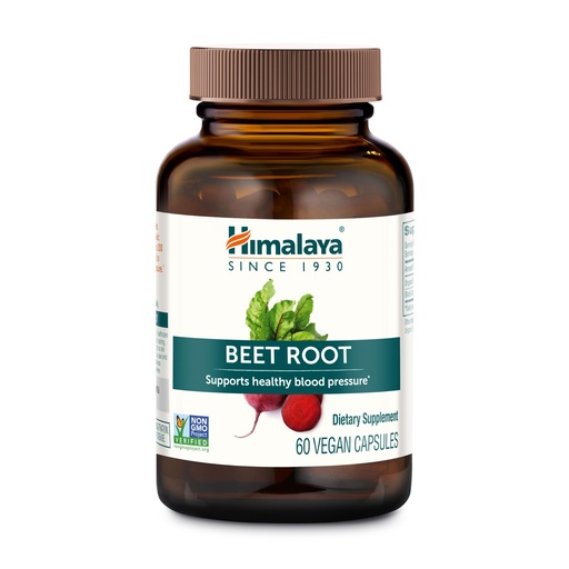 [BRSRE2YYBUJRYD3U] Himalaya Beet Root for Circulatory & Vascular Wellness Support, Vegan, Gluten Free, 500 mg Beet Root & 100 mg Black Cumin Extract, 60 Capsules
