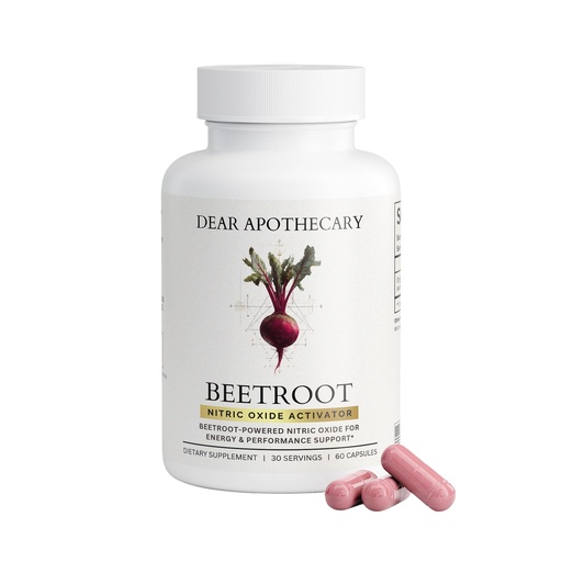 [BRSREEACCF5BQ335] Organic Beetroot Capsules | 1300mg Beet Root Powder | Nitric Oxide Precursor | 60 Vegetarian Capsules | Non-GMO, Gluten Free, Vegan