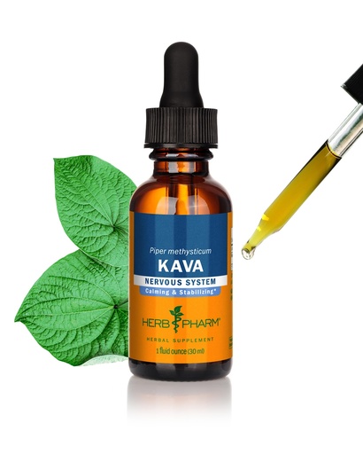 [BRSWIY37AEEGKGY5] Herb Pharm Organic Kava Root Liquid Extract – Vegan, Non-GMO & Gluten-Free Tincture for Stress Relief & Relaxation, 1-Oz, Up to ~3 Week Supply, 1 oz*