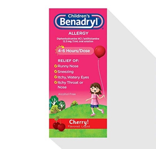 [BRSWYH37PMCRUCQV] Benadryl Allergy, Childrens Liquid, 8 oz