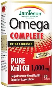 [BRSWEC3YBMJWOE3A] Jamieson Omega Complete™ Pure Krill 1,000 mg, 30 softgels