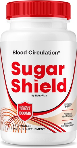 [BRSRA233BUHRAG33] NutraRize Sugar Shield Blood Support Pills, Maximum Strength Formula, Sugar Shield Capsules, Natural Blood Blend Complex, Sugar Shield Reviews (60 Capsules)