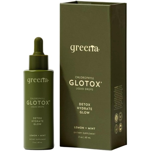 [BRSREYA6AEPAECL7] GLOTOX Chlorophyll Liquid Drops - 3000mg Sodium Copper Chlorophyllin Complex with 6 Bioavailable Botanicals - Clinical-Grade Detox, Gut Cleanse & Energy Support - Vegan, Non-GMO - Lemon Mint - 2oz