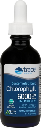[BRSW2BD3CQNRO3D3] Trace Minerals Concentrated Ionic Chlorophyll-Natural Mint Flavor 2 oz Liquid
