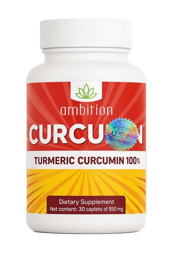 [BRSRGFT5DEGR4ALZ] Curcumin Turmeric Curcuma Supplement, 850 mg, 30 Capsules