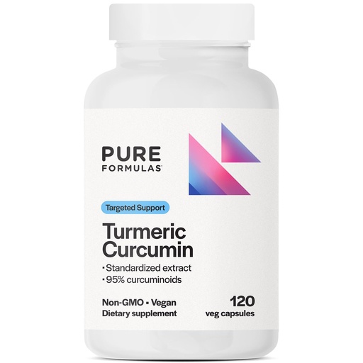 [BRSRE2YRCN5QMELL] PureFormulas Turmeric Curcumin Supplement for Flexibility, Natural Antioxidant Support, 95% Curcuminoids, Vegan, Gluten-Free, Dairy-Free, Non-GMO, 120 Veg Capsules
