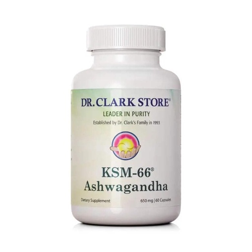[BRSROBD7O4IQMEQV] Dr Clark Store Ashwagandha Supplement – 650mg, 60 Capsules, Supports Everyday Wellbeing, Energy & Mood Balance