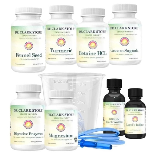 [BRSRAAT4AAMB43TP] Dr Clark Store Digestive & Constipation Protocol – Supports Gut Health, Digestion & Regularity