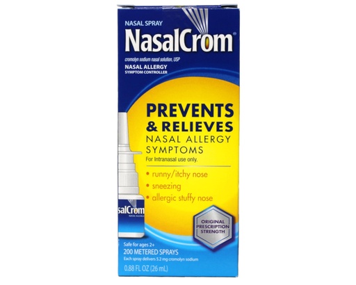 [BRSWIAI5AECBKD3C] NasalCrom Nasal Allergy Symptom Controller Spray Without Drowsiness 0.88 fl oz