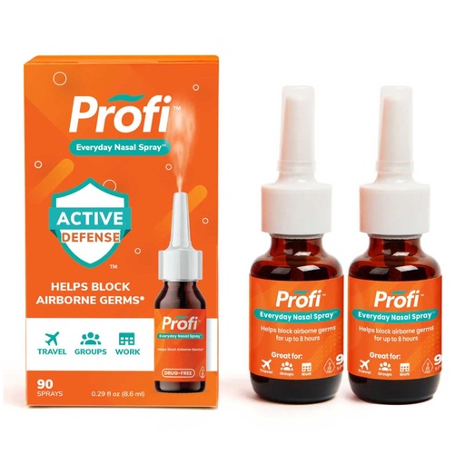 [BRSREZA7CEDWO3QY] Profi™ Nasal Immune Spray – Cleansing Gel Layer for Airborne Exposure, Up to 8 Hours, Drug-Free Nasal Spray for Everyday Use, Travel, Work & Crowded Spaces (180 Sprays)