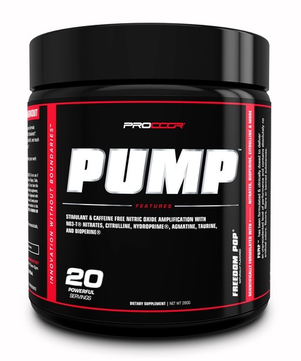 [BRSREAQLDIBQMG3O] Pump with Nitrates, Citrulline, HydroPrime and More (20 Servings), Freedom Pop