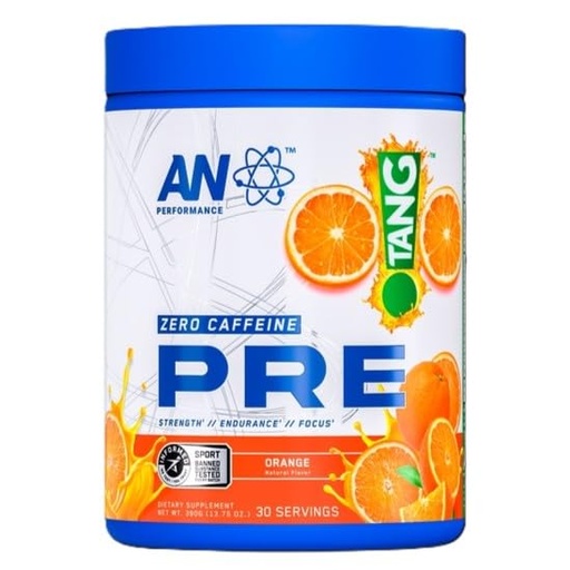 [BRSRE2YLO4HWOHT5] All Black Everything Non Stim Pre-Workout | Preworkout Energy Drink Mix | Caffeine Free | Creatine, Beta Alanine & Citrulline | Energy Supplement for Men & Women | Tang Orange | 40 Servings