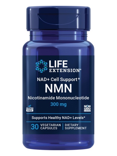[BRSRYYYDC4NRSH3G] Life Extension NAD+ Cell Support NMN, Healthy Aging, Energy Support, nicotinamide mononucleotide, NAD+, 300 mg, Gluten Free, Non-GMO, Vegetarian, 30 Capsules