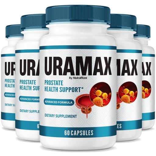 [BRSROBACC4CQEDLV] NutraRize (5 Pack) Uramax Capsules, Uramax Prostate Health Support, UraMax All-Natural Supplement, Uramax Extra Strength Pills to Promote Stamina and Energy, Ura Max Pills Reviews (300 Capsules)