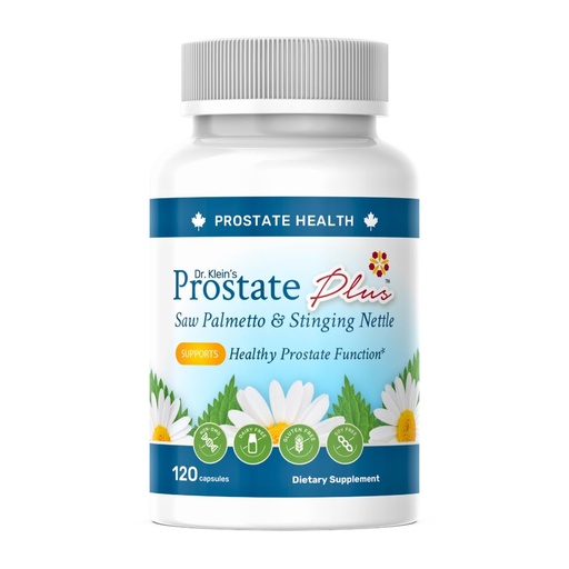 [BRSRABT5CIFQO23B] Prostate Plus Supplement for Men - Prostate Health Supplement for Night Time & Daytime Urination - Saw Palmetto for Men - Stinging Nettle Root Extract Capsules with Chamomile - 120 Capsules, 1 Pack