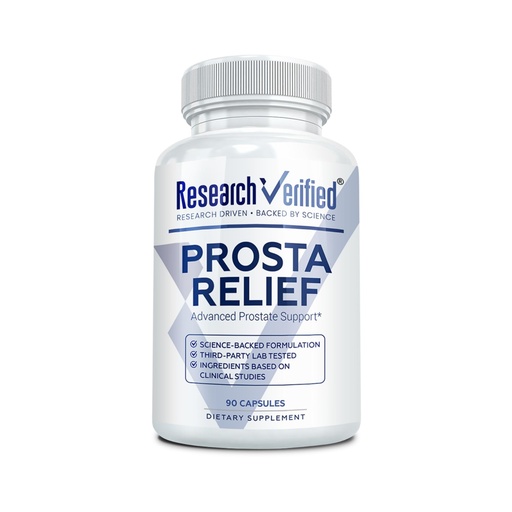[BRSWKZIEPMBBKDQ5] Research Verified Prosta Relief - Saw Palmetto and Bioperine - Prostate Health, Bladder & Urinary Health, Drive and Performance - Pure Natural, 90 Capsules (Pack of 1)