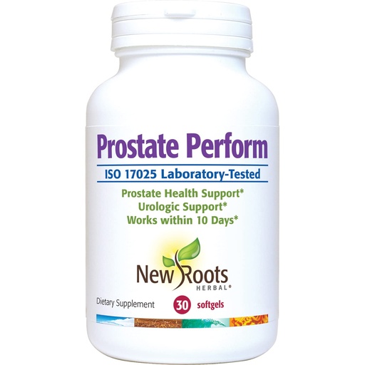 [BRSW2EATDMBAA2D4] NEW ROOTS HERBAL Prostate Supplement with Super Blend of 16 Powerful Herbals: Saw Palmetto, Plant Sterols, Rye Flower, Borage Oil, Cranberry, Olive Oil, Selenium, (30 Softgels) Urinary Health