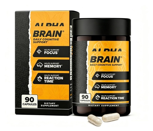 [BRSRGEA6AEPA42A6] Brain Nootropic Brain Supplement for Focus, Memory, Mental Clarity, Cognitive Support with L-Theanine and Vitamin B6, 90 Count