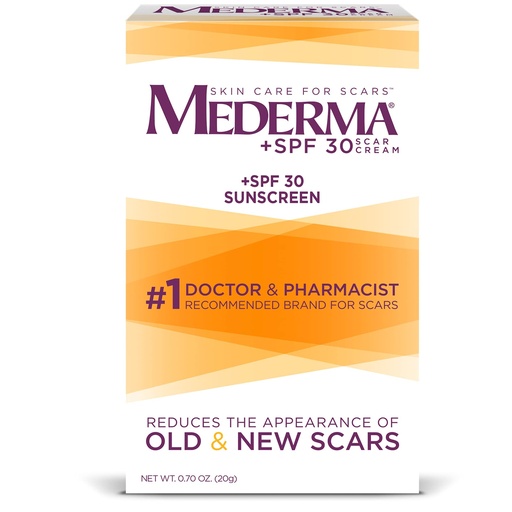 [BRSWGHY7DJ4BMYA2] Mederma Scar Cream, SPF 30, 0.7 oz (Pack of 1)