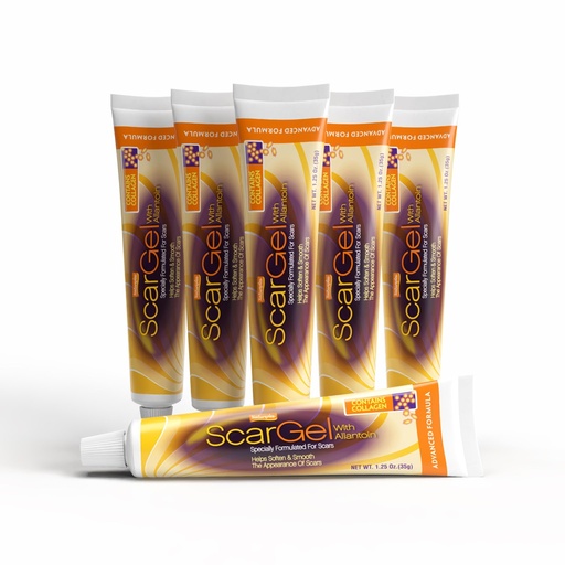 [BRSREBAQBYPBQ23V] Natureplex Scar Gel 1.25 oz (6 Pack) – Clinically Proven Formula for Old & New Scars – Reduces Appearance of Scars from Surgery, Burns, Acne, Injury & Stretch Marks