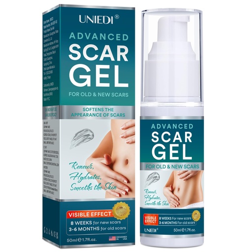 [BRSRAYYCA4OROCL6] Scar Gel, Scar Cream, Advanced Scar Gel for Surgical Scars, Scar Cream for Surgical Scars, C-Section, Tummy Tuck, and Keloid 50g