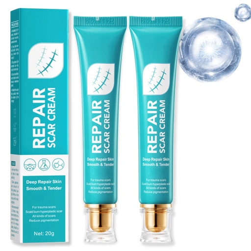 [BRSREYYEBB7WC3LG] 2pcs Scar Cream for Men And Women, Scar Repair Cream, Skin Smoothing Firming, Skin Scar Removal Repair for Surgical Scars