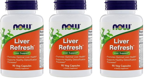[BRSWIEAZBUIRGGA7] Now Foods Liver Refresh - 90 Veggie Capsules (Pack of 3)