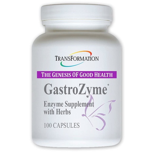 [BRSWIZD6CZ5BY2DK] TRANSFORMATION THE GENESIS OF GOOD HEALTH - GastroZymeDigestive Supplement, Uniquely Formulated with Enzymes & Papaya Leaf, Plant Based with Herbs, Soothes - Relieves Gastrointestinal Discomfort, 100