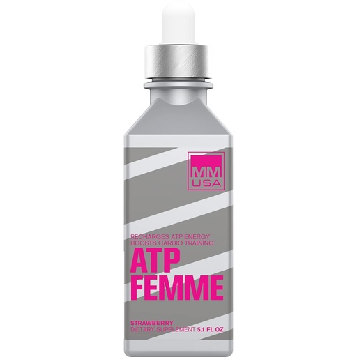 [BRSWKYDRAIPBKF3C] MMUSA ATP Femme Creatine Serum. Boost Workouts, Stamina & Power. No Bloating & Dehydration. Rapid Energy for Superior Performance. Lean Muscle Builder. Amino Acids. Fast-Acting. Strawberry, 5.1 Fl Oz