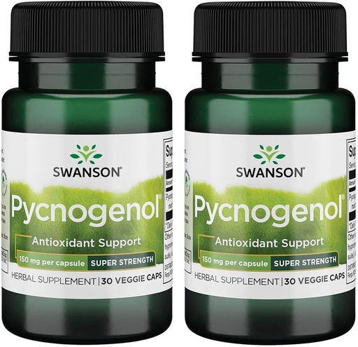 [BRSWGFD3CF4BSFLF] Swanson Ultra Pycnogenol - Super Strength 150 mg 30 Veg Caps 2 Pack