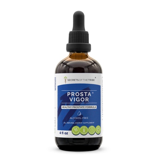 [BRSWGZ3QDMFWCC32] Prosta Vigor Alcohol-Free, Glycerite Pygeum, Maca, Stinging Nettle, Reishi Mushroom, Red Clover, Spearmint, Saw Palmetto, White Peony. Tincture Herbal Extract Healthy Prostate Formula 4 OZ