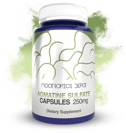 [BRSWGZL4A4OWE2Q2] Nootropics Depot Agmatine Sulfate Capsules | 250mg | 120 Count | Nitric Oxide & Pump Support | Pre-Workout Amino Acid | Promotes Strength, Energy & Recovery