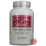 [BRSWIBI7CMOQYFLI] Ecological Formulas - Hypomultiple without Cu/Iron 120 caps by Ecological Formulas
