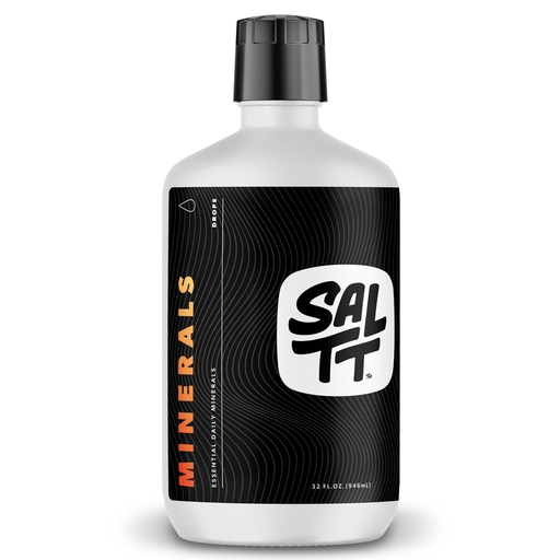 [BRSWYFI5CAHB6GTA] SALTT - Minerals (32 oz) - Trace Mineral Drops - Sodium, Potassium, Magnesium, Zinc, Copper - Ultra Low Carb - Zero Sugar, Vegan, Gluten Free, Non GMO - Daily Electrolytes - Value Size - By Keto Chow