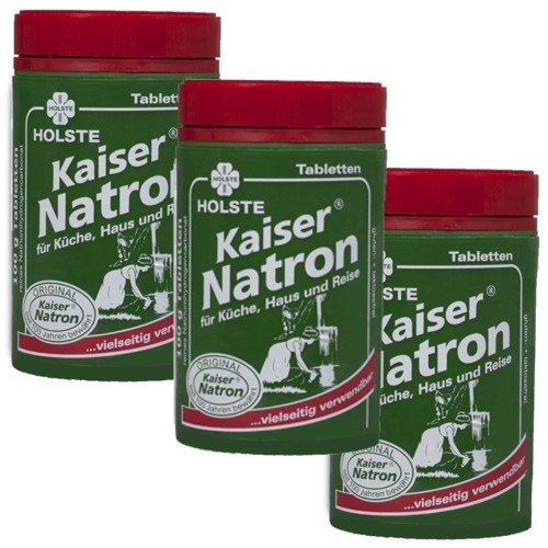 [BRSWIHYQOMFBUC3O] HOLSTE Kaiser Natron Dose 100g Tabletten (3 Stück)