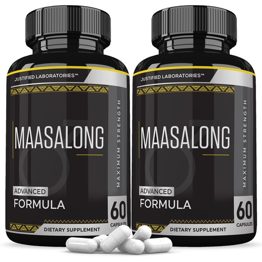 [BRSW2BDYBZ7GYFYZ] (2 Pack) Maasalong Advanced Men's Health Formula 120 Capsules