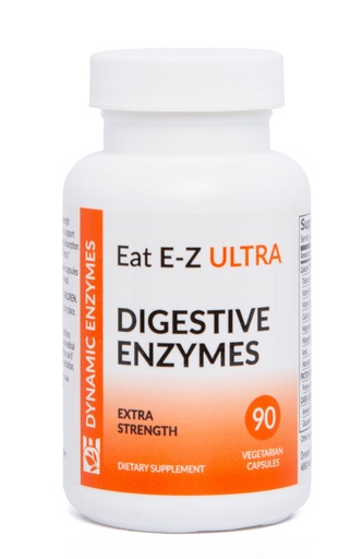 [BRSWIBILCQIB4E36] Eat E-Z Ultra Advanced Digestive Enzyme Supplement – Broad-Spectrum Multi-Enzyme Formula for Heavier & Harder-to-Digest Meals – Supports Occasional Bloating, Gas & Indigestion – 90 Vegetarian Capsules