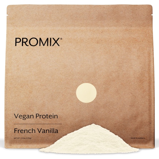[BRSWECQQCRYGAYAY] ProMix Nutrition Plant-Based Vegan Protein Powder, Vanilla - Pea Protein & Vitamin B-12 - ­Post Workout Fitness & Nutrition Shakes, Smoothies, Baking & Cooking Recipes - 2.5 Pound (Pack of 1)